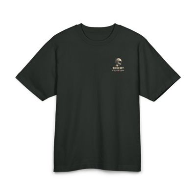 Skuemy System Failure Robot Graphic Tee | Cyberpunk Helmet Tech Design