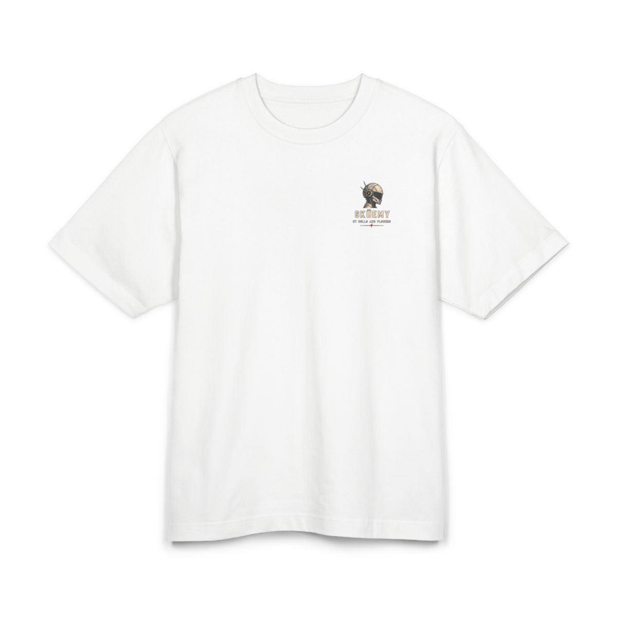 Skuemy System Failure Robot Graphic Tee | Cyberpunk Helmet Tech Design Skuemy System Failure Robot Graphic Tee | Cyberpunk Helmet Tech Design, Clothing sizes: XS, Stanley Stella Colors: White