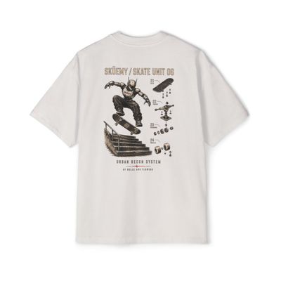 BAF Sküemy - Unit 06 Skateboard Illustration T-Shirt