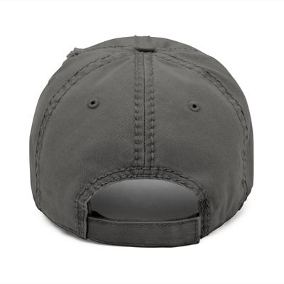 Bulls and Flowers Dad Hat | Distressed Embroidered Cap