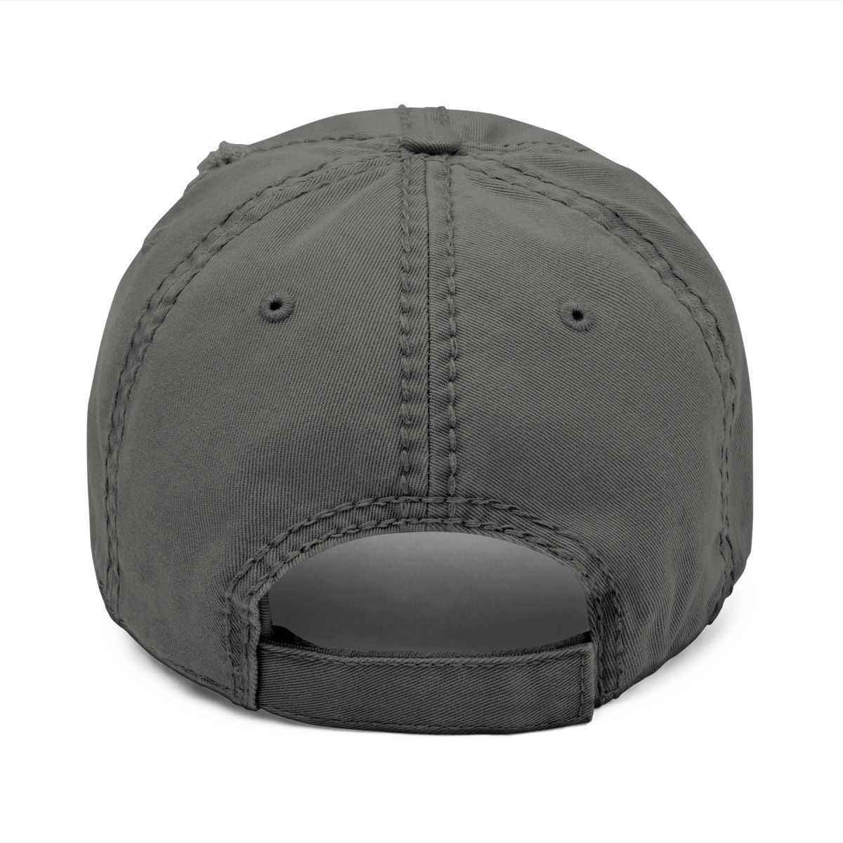 Bulls and Flowers Dad Hat | Distressed Embroidered Cap