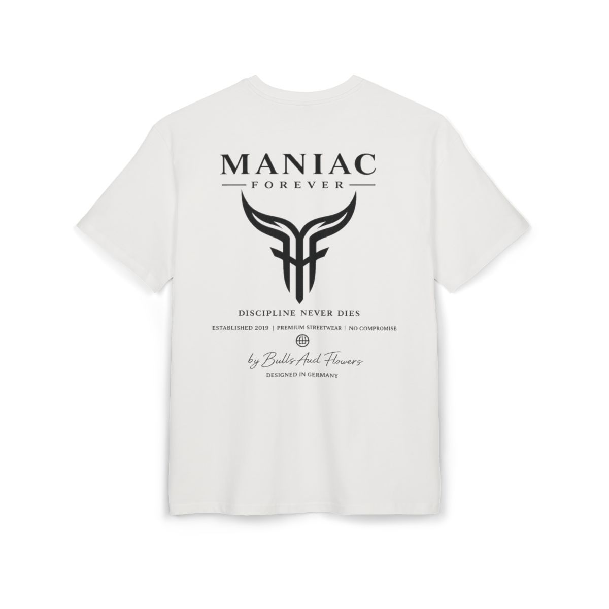 Maniac Forever logo tee | Oversized T-Shirt, Trainer Gym Shirt