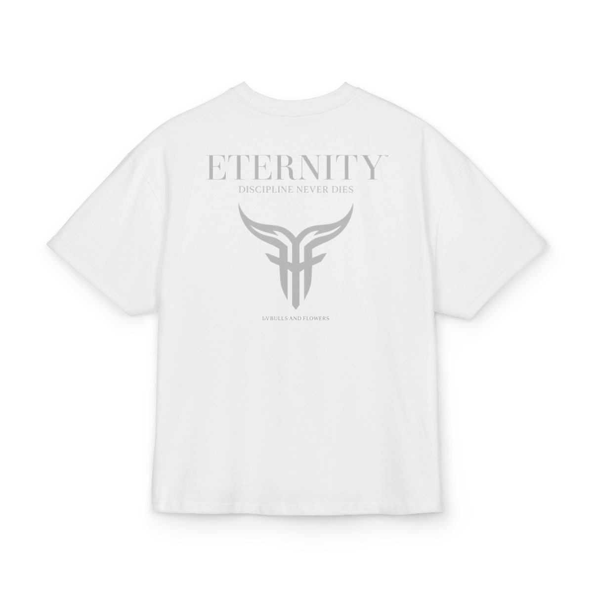 Eternity Minimal Logo T-Shirt | Monochrome Serif Typography