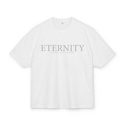 Eternity Minimal Logo T-Shirt | Monochrome Serif Typography