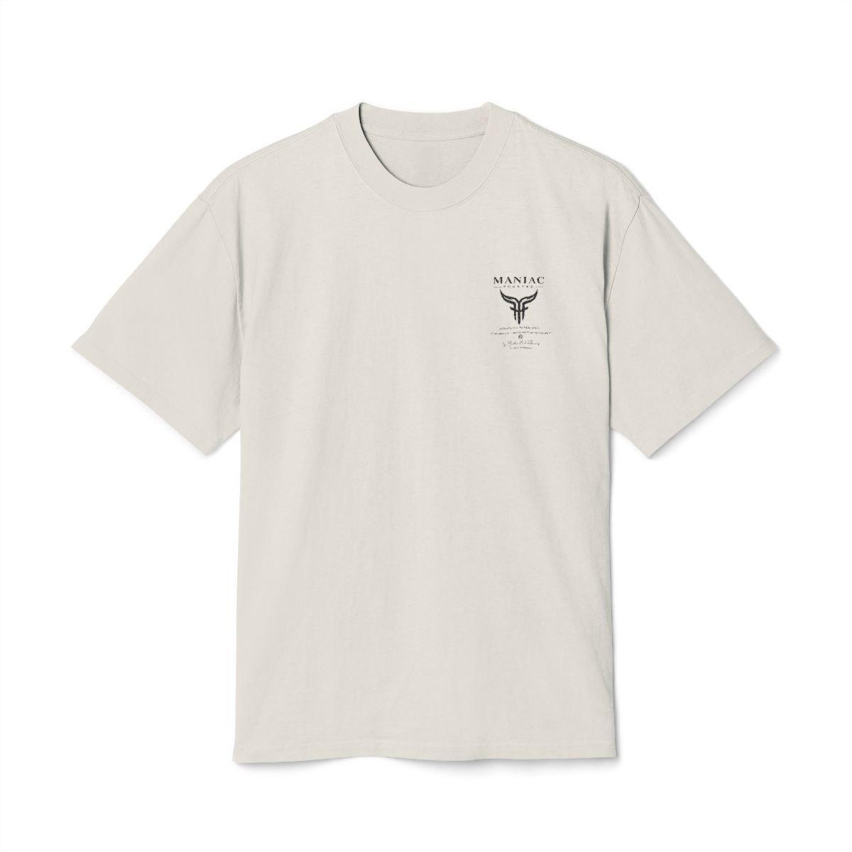 Bulls and Flowers Minimal Logo Print