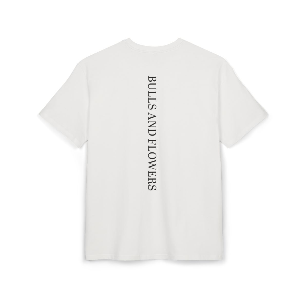 Bulls and Flowers  Unisex Heavy Oversize Tee