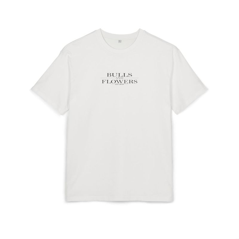 Bulls and Flowers Unisex Heavy Oversize Tee Bulls and Flowers Unisex Heavy Oversize Tee