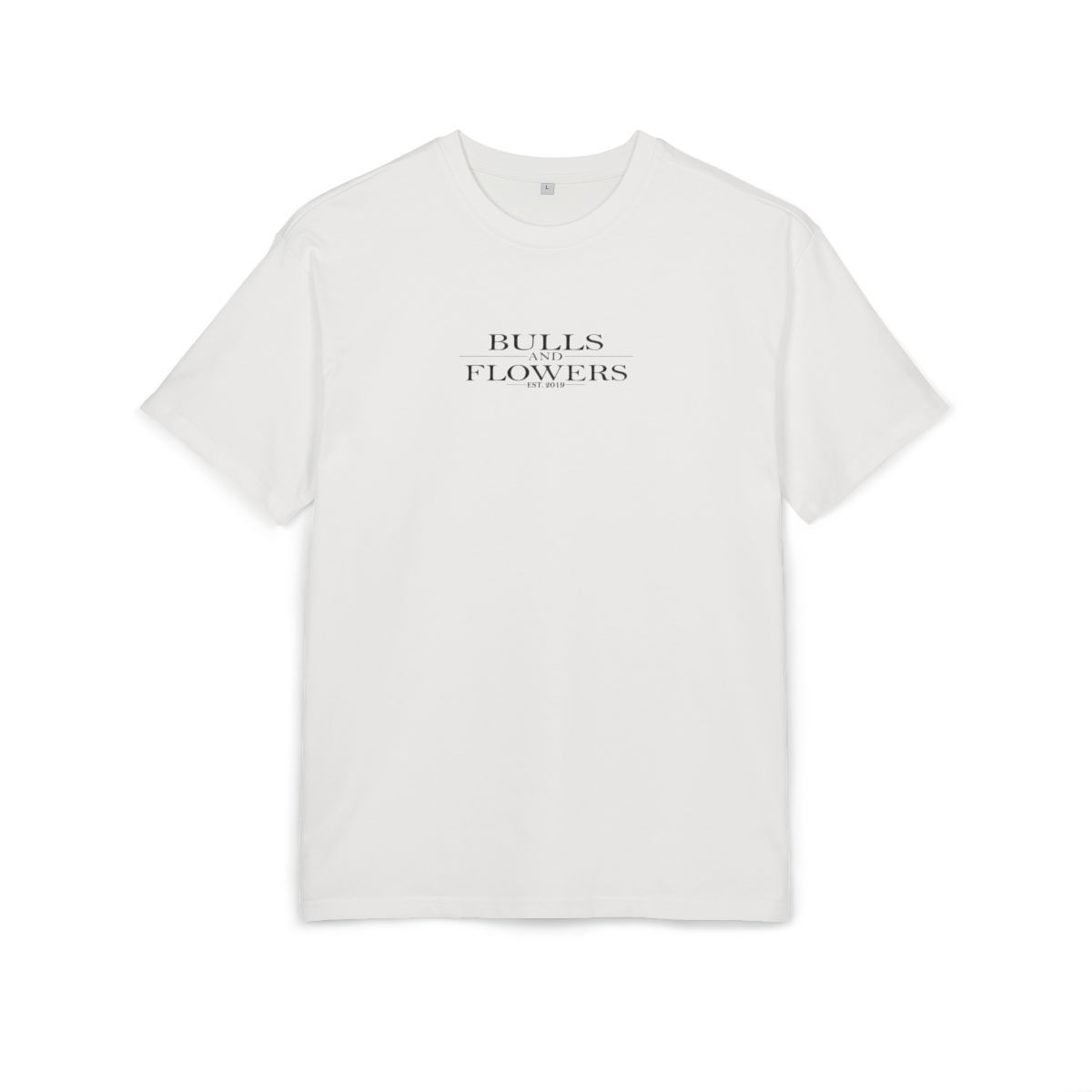 Bulls and Flowers Unisex Heavy Oversize Tee Bulls and Flowers Unisex Heavy Oversize Tee