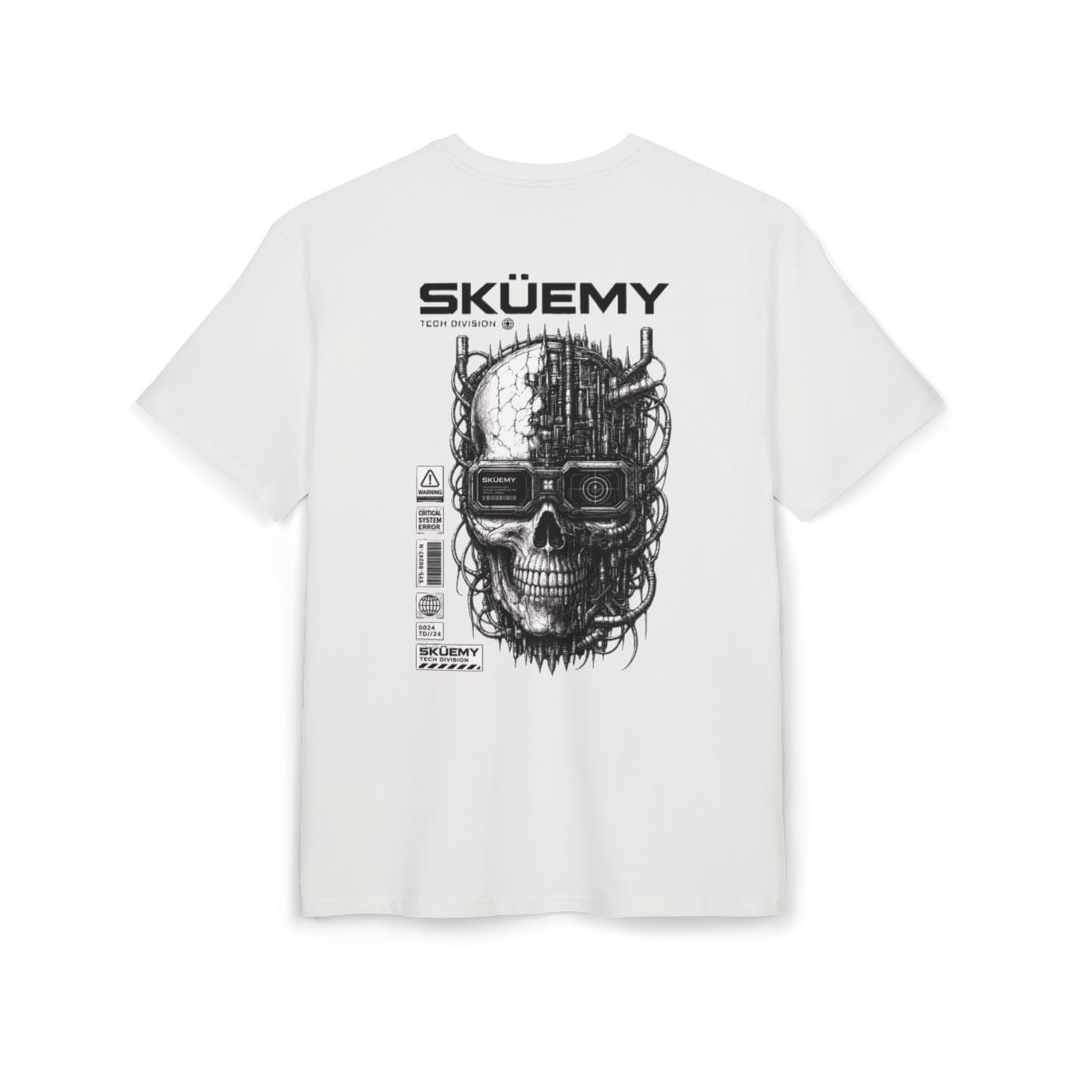 BAF Sküemy Cyber Skull Tee | Graphic Skull Techwear Shirt
