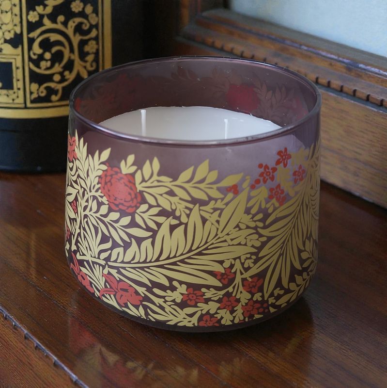 Larkspur tapered candle