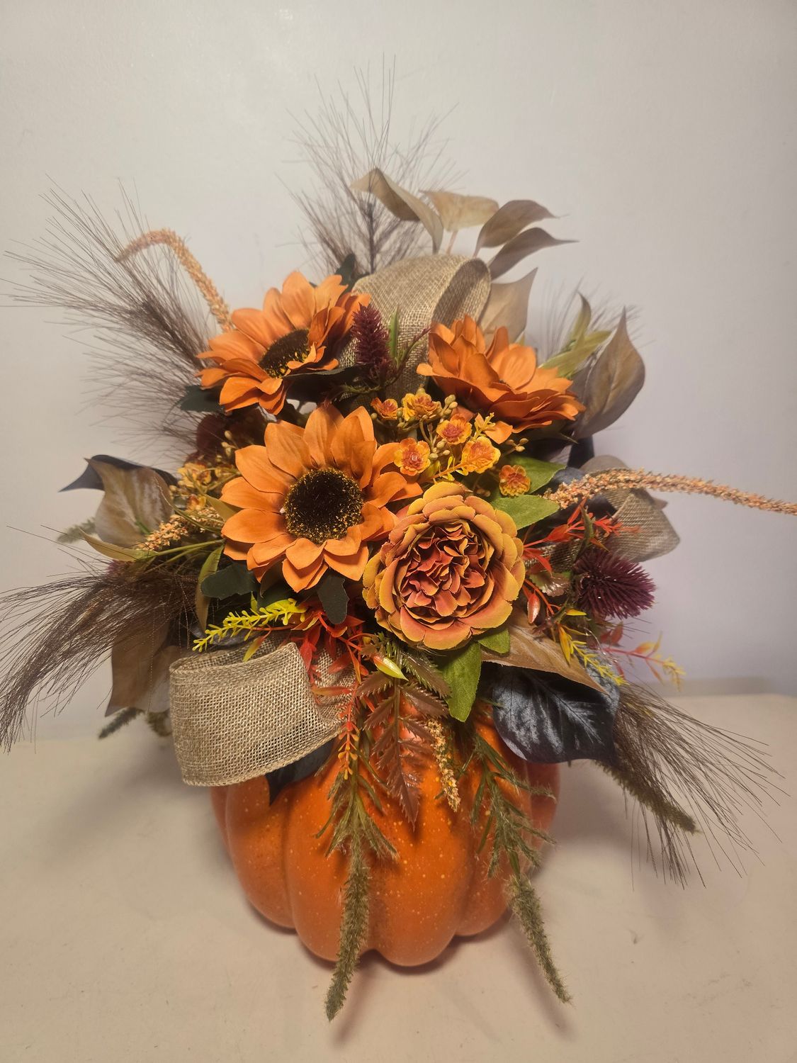 Autumn Pumpkin Arrangement