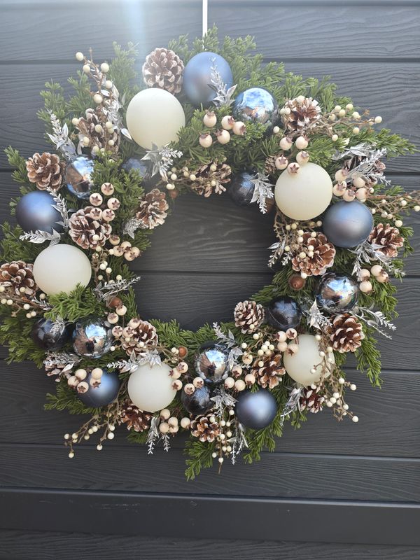 Luxury Real Touch Christmas Wreath