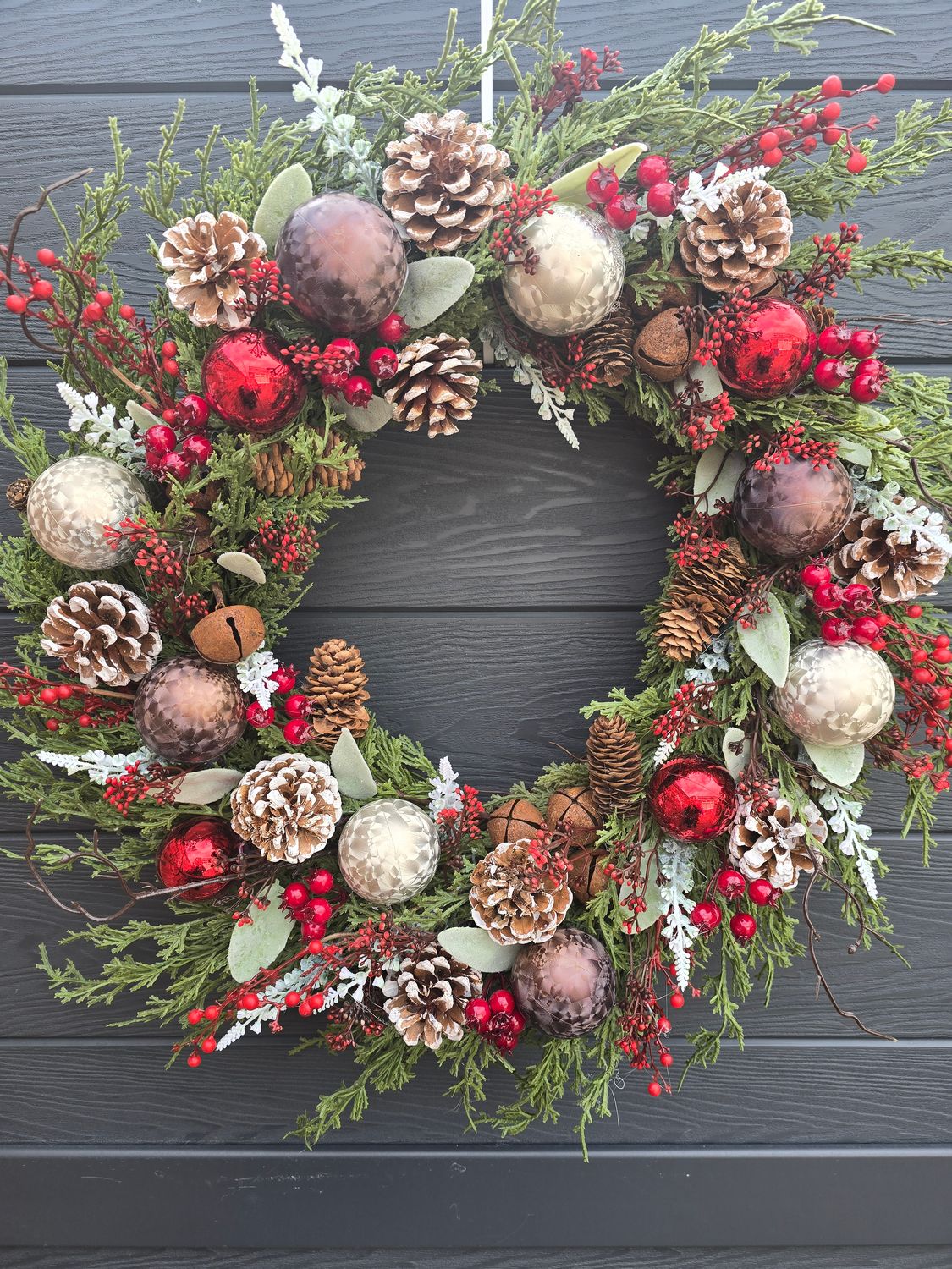Luxury Real Touch Festive Wreath