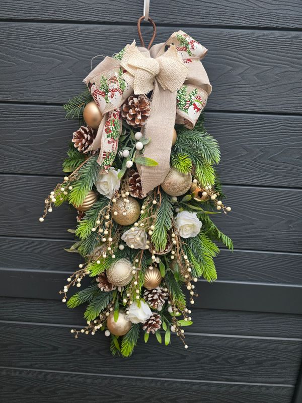 Luxury Real Touch Christmas Swag
