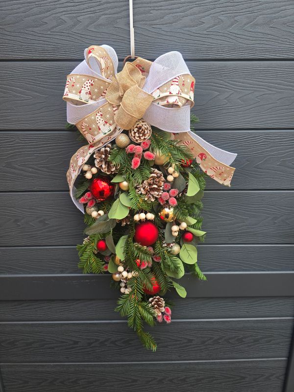Luxury Real Touch Festive Christmas Swag