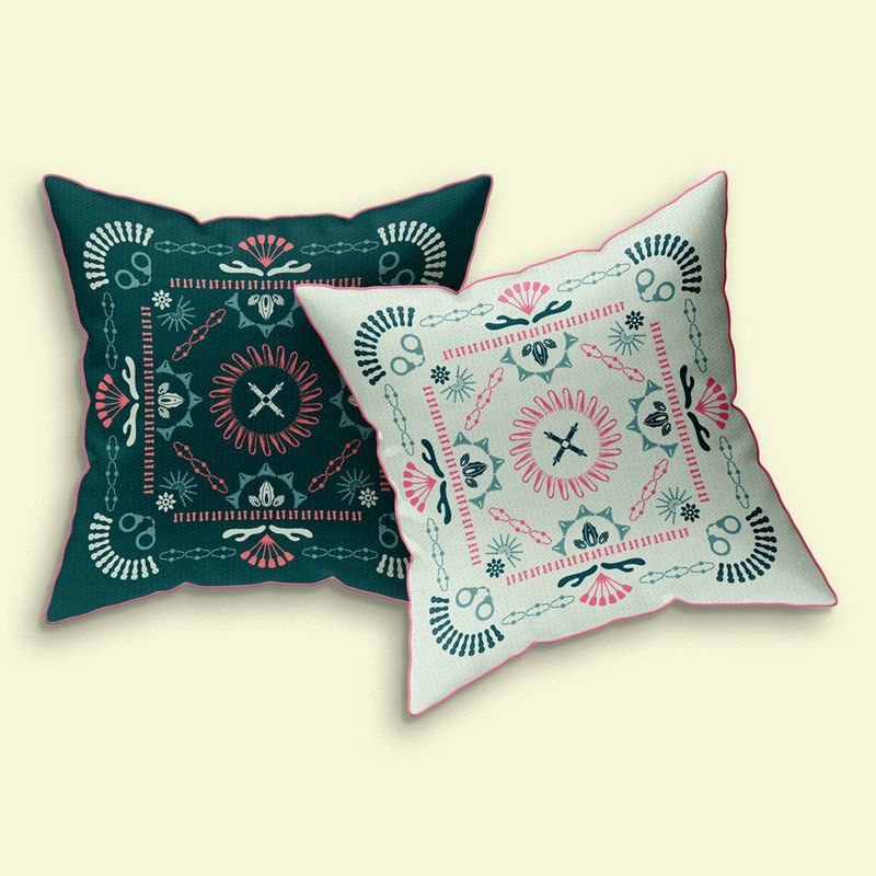 LIBIDIA 01 | Throw Pillow with double-sided print