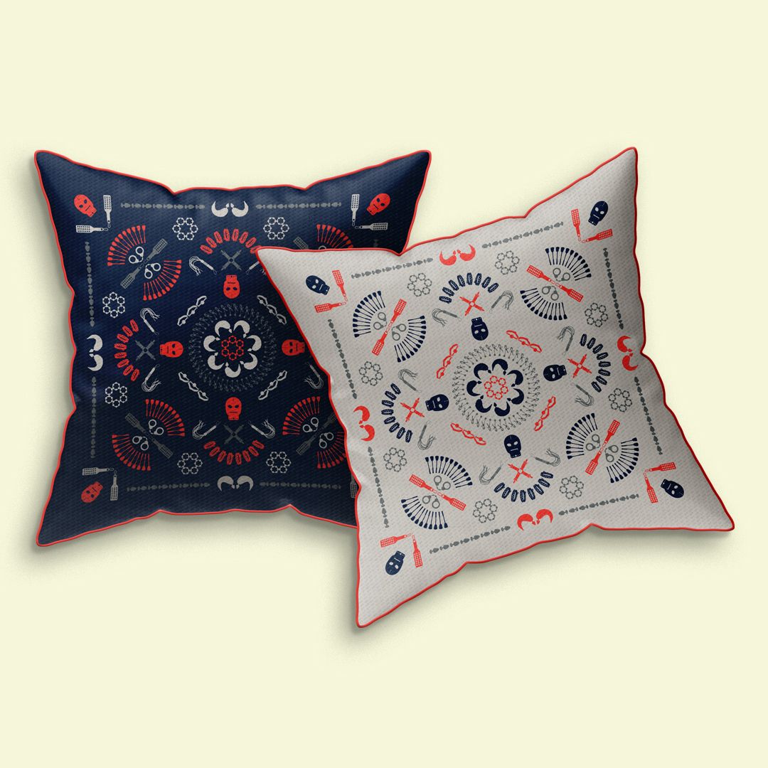 LIBIDIA 06 | Throw Pillow with double-sided print