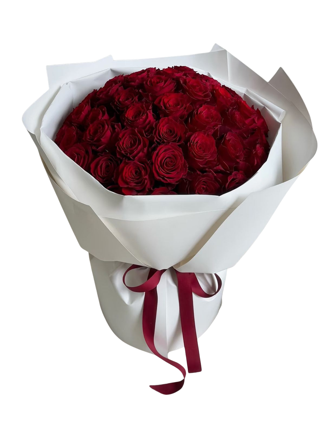 50 Pieces Red Rose Bouquet – A Grand Romantic Statement 50 Pieces Red Rose Bouquet – A Grand Romantic Statement