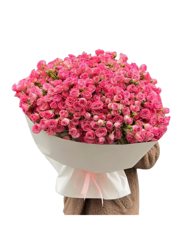 Pink Baby Roses Bouquet – Soft Elegance in Bloom