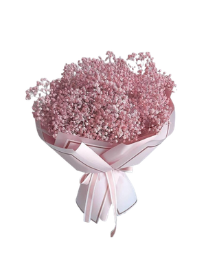 Light Pink Gypsophila Flower Bouquet
