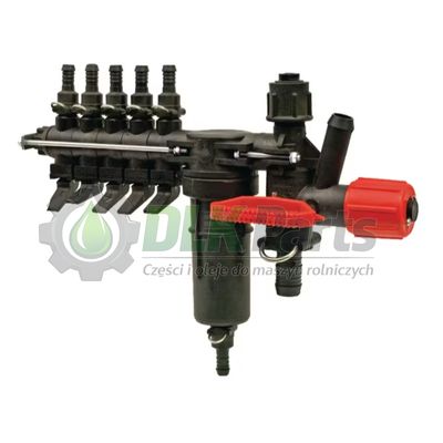 Zawór sterujący, ZSF 5 sekcyjny