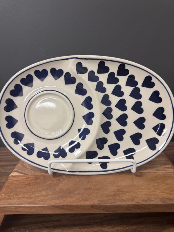 11.75in x 7.25in oval plate oval for soup and sandwhich (Whole Hearted)