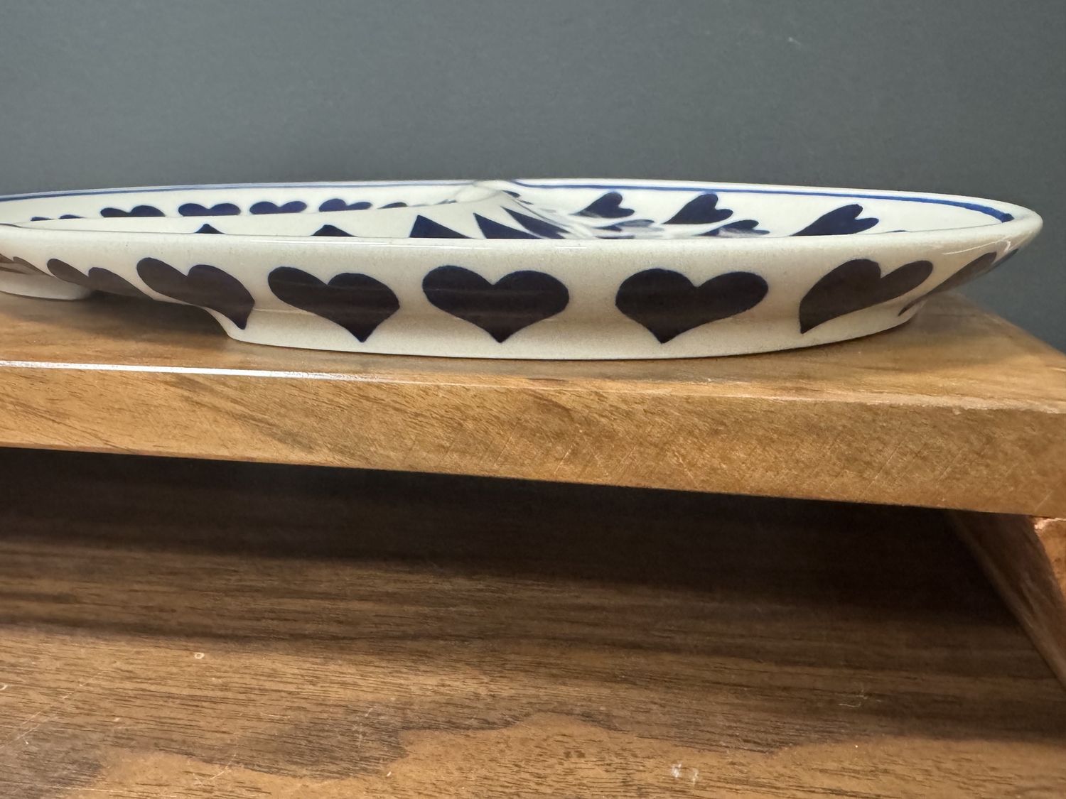 11.75in x 7.25in oval plate oval for soup and sandwhich (Whole Hearted)