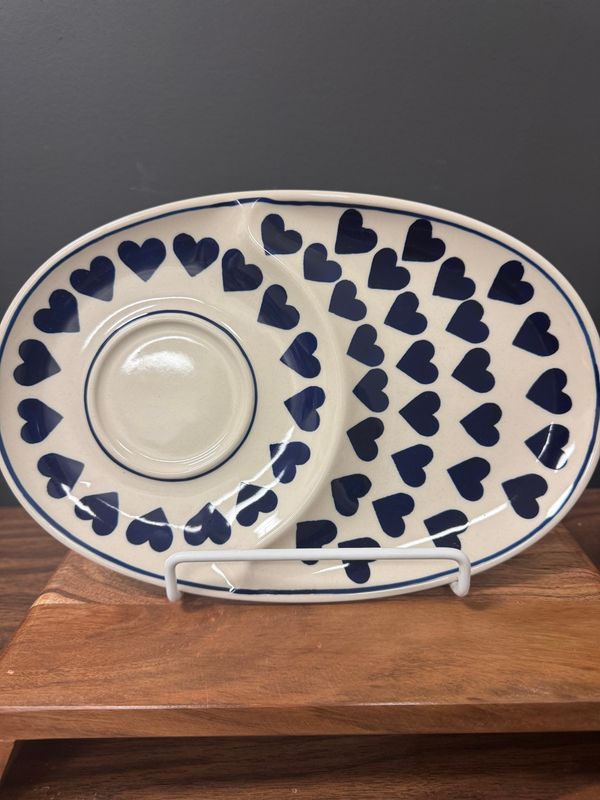 11.75in x 7.25in oval plate oval for soup and sandwhich (Whole Hearted)