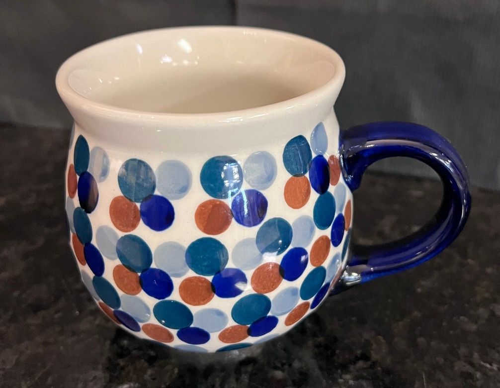 Med belly mug (fall confetti)