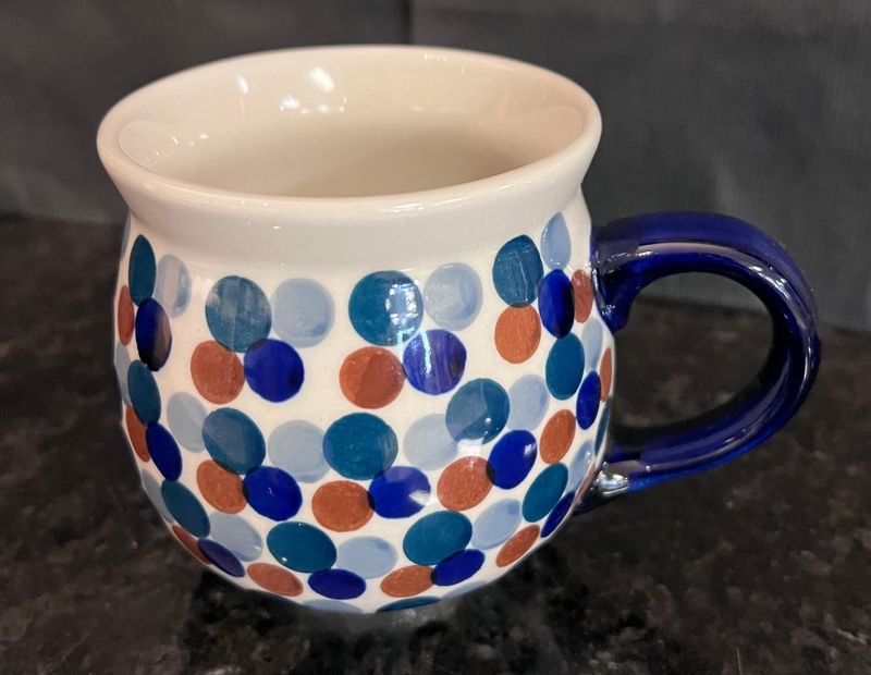 Med belly mug (fall confetti)