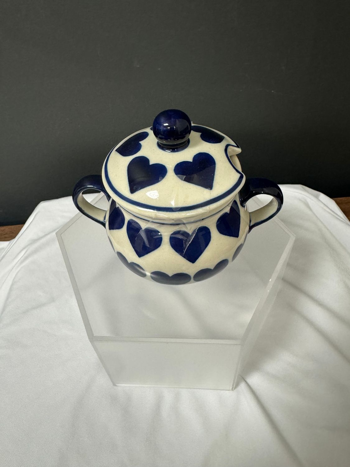 3.5" round sugar bowl (whole hearted)