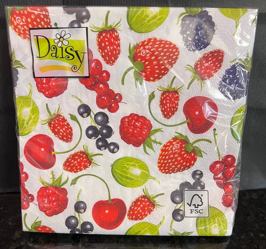 dinner napkins (mixed fruit)