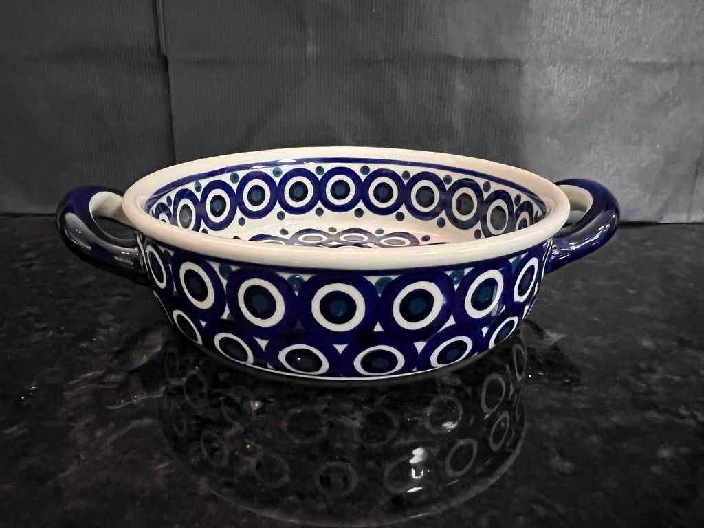 Small Round Casserole W Handle-Eyes Wide Open