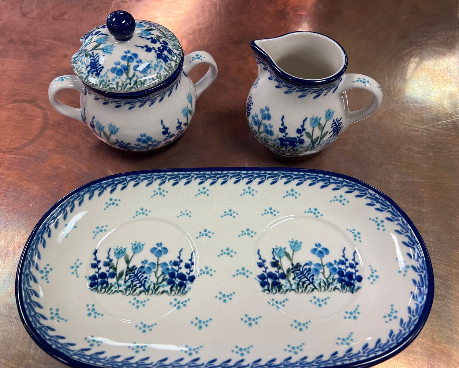 Creamer and Sugar w/Tray