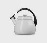 2.2 qt Cloche Kettle White Signature Gold