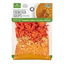 Pacific rim gingered carrot and coconut soup mix