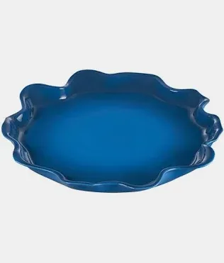 14" Ruffle/Iris Platter (Marseille)
