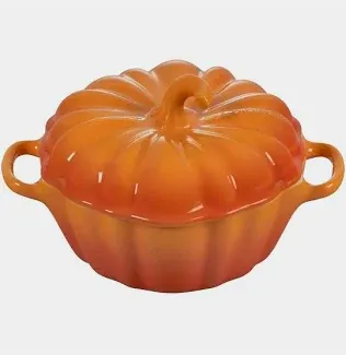 Pumpkin Mini Cocotte 12oz Persimmon
