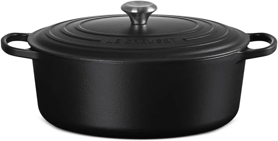 8 qt Signature Oval Oven - Licorice