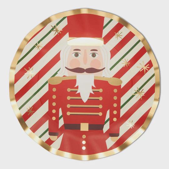 Scalloped Dinner Plate- Nutcracker