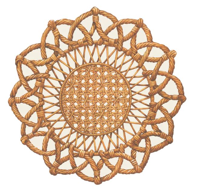 Rattan Weave Placemat-12pk