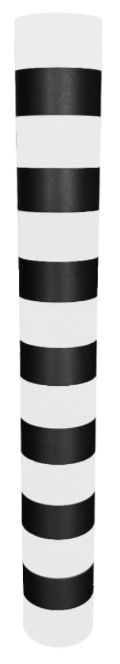 Black Classic Stripe Table Runner