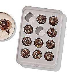 12 Cup Muffin Pan - Non-Stick Pro Ceramic Coated