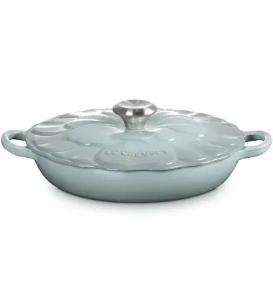 2.25 qt petal braiser- sea salt