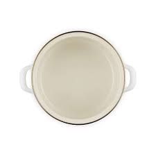 Eos Trqaditional Stockpot 3.8Qt White Signature Gold Reg 95