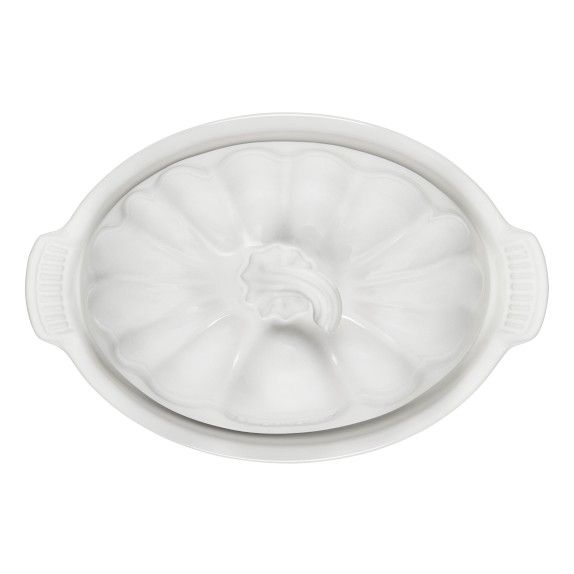 Pumpkin Butter Dish (white)