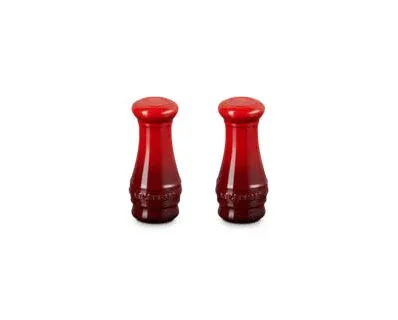 salt &amp; pepper shakers (cerise)
