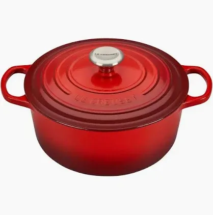 5.5 qt. Signature round dutch oven (cerise)