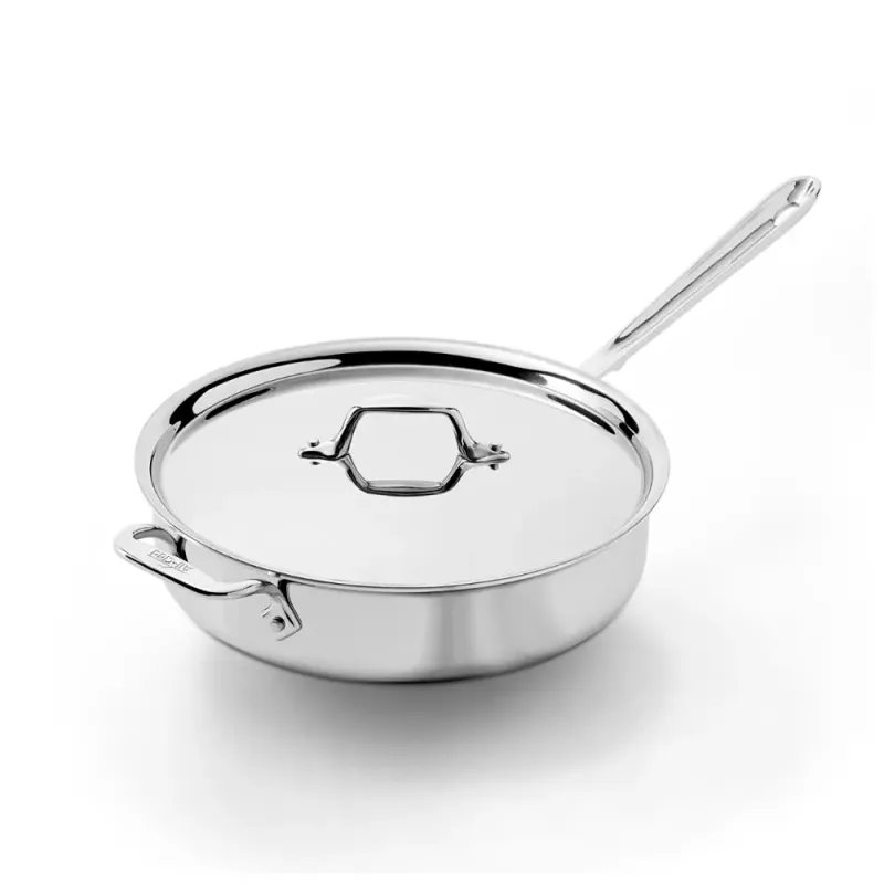 D3 SS 4 qt. Saute Pan w/ Lid