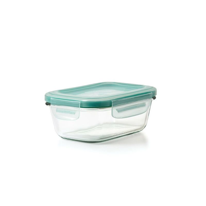 1.6 Cup Smart Seal Glass Rectangle Container